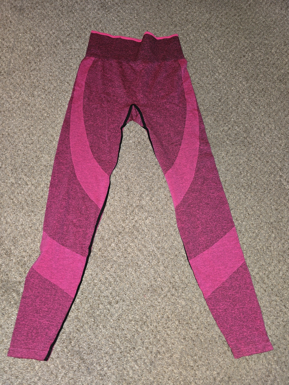 Victoria's Secret PINK Two-Tone Pink Seamless Athletic Leggings Size Small